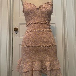 Olivaceous Ruffle dress